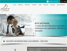 Tablet Screenshot of bytesoftware.com.br