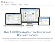 Tablet Screenshot of bytesoftware.com